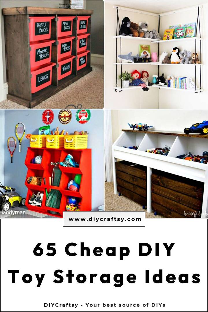 65 diy toy storage ideas that are practical and fun