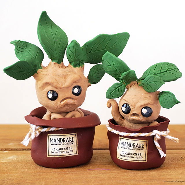 Adorable DIY Harry Potter Mandrake Roots