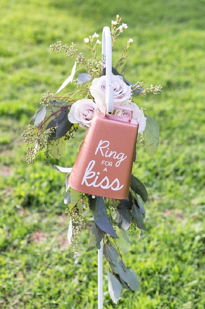 Adorable DIY Ring for a Kiss Cowbell
