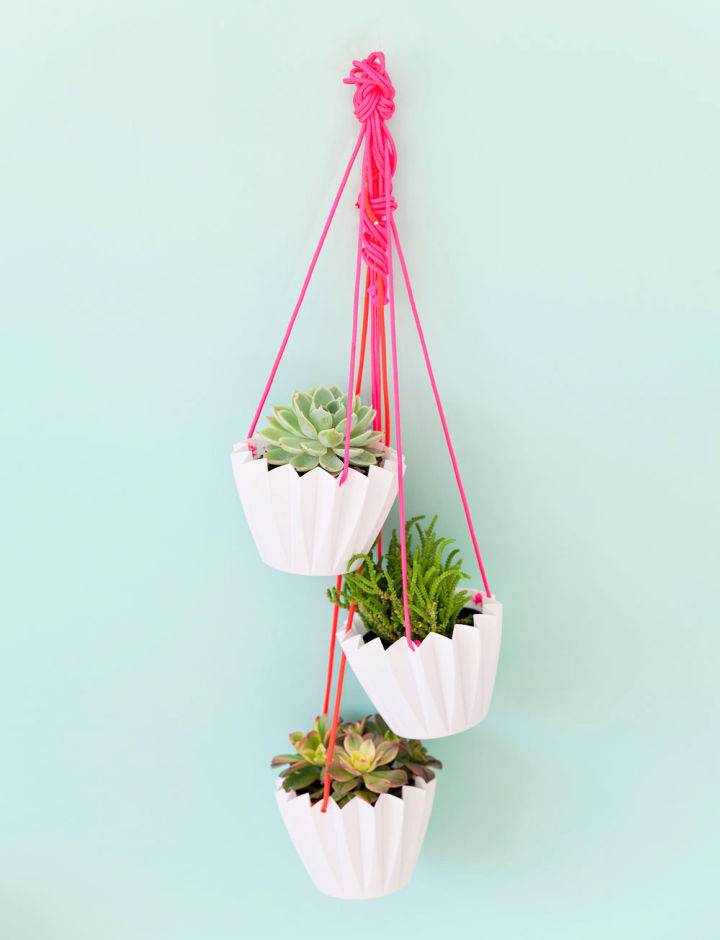 make a Hanging Planter in 5 Minutes
