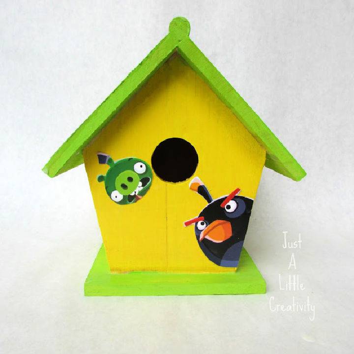 DIY Angry Birds Birdhouse