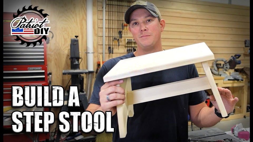 Beginner Step Stool Woodworking Plan