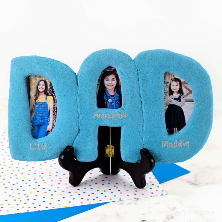 Best DIY Dad Salt Dough Picture Frame