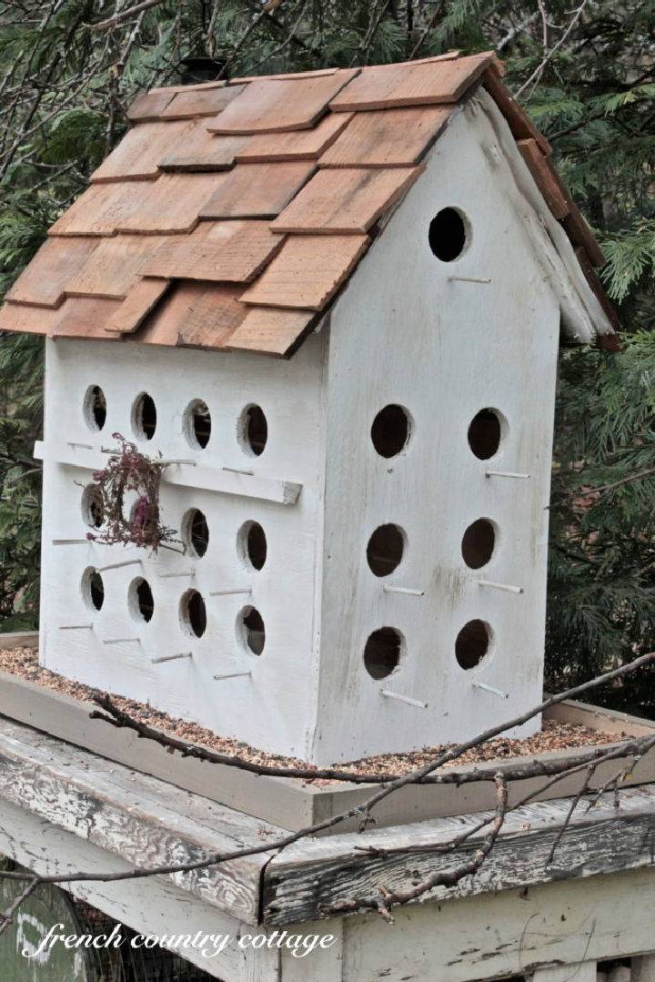 DIY Birdhouse Mansion With Plywood