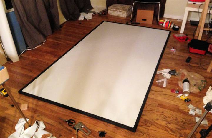 Build Your Own 100″ Projector Screen
