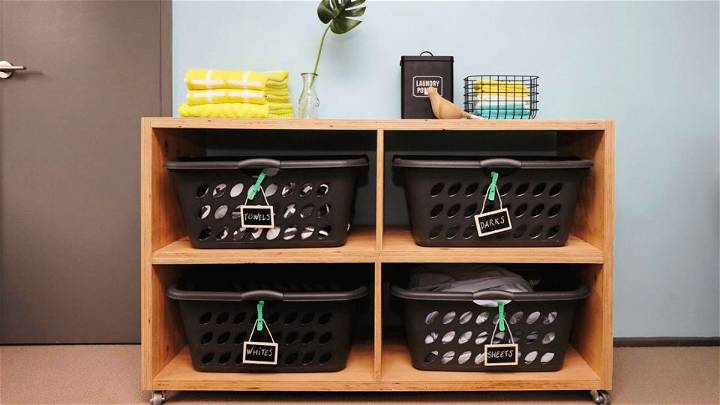 Build Your Own Laundry Basket Dresser
