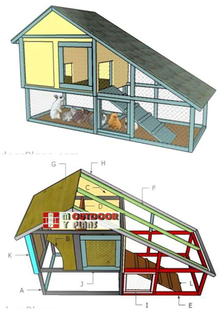 25 Free DIY Rabbit Hutch Plans to Build Your Own