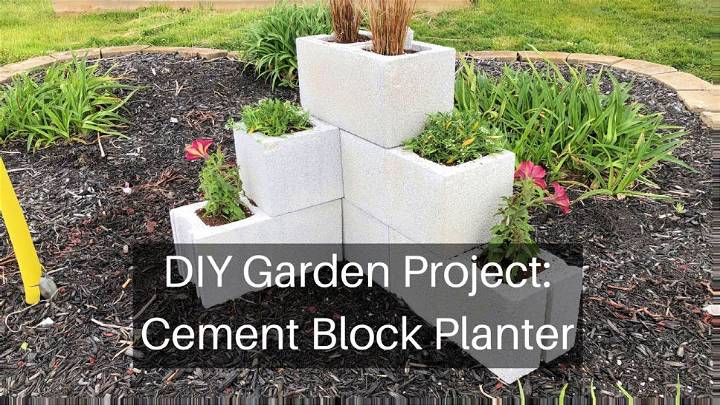 Build a Cinder Block Flower Garden