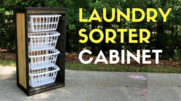 How to Build a Laundry Basket Cabinet