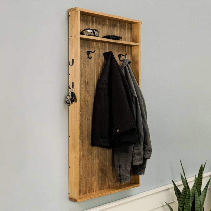 Build a Wooden Hall Tree for Entryway