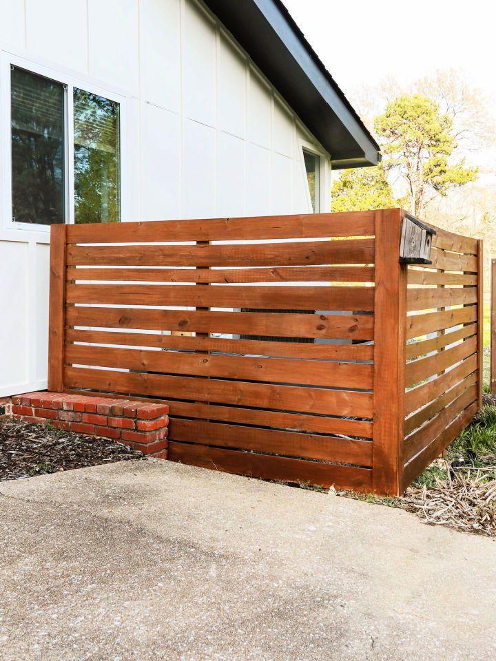 Build an AC Unit Cover With Garbage Can Storage