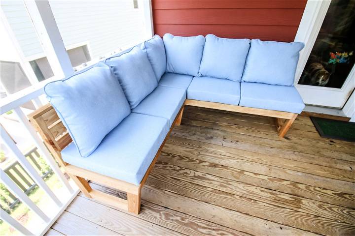How to Build an Outdoor Sectional Couch