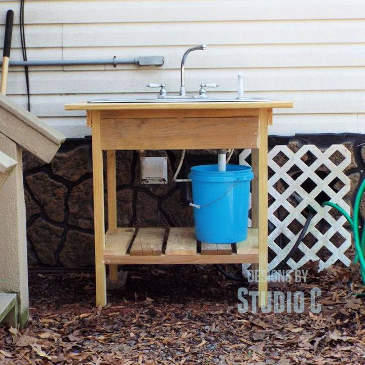 How to Build an Outdoor Small Sink