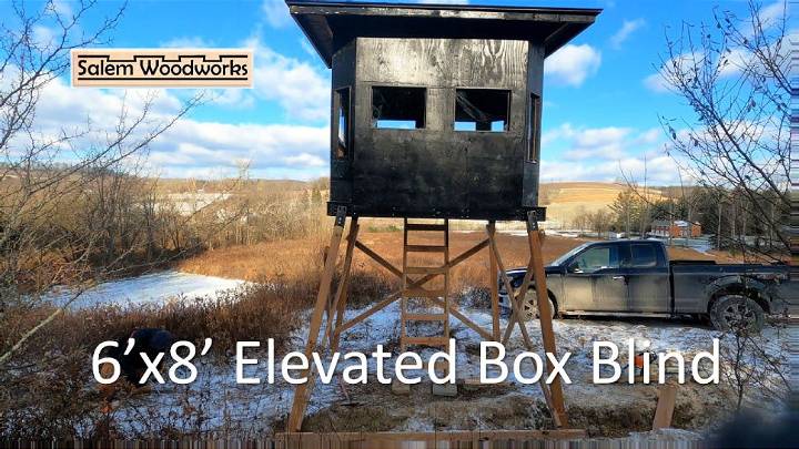 Building a 6x8 Octagonal Elevated Box Deer Blind