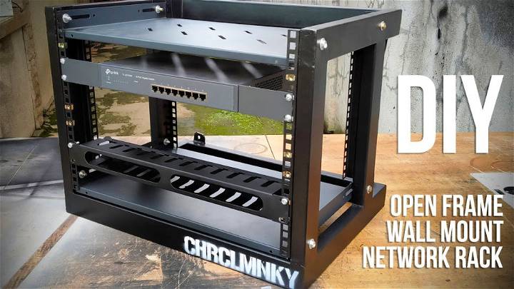 Building a Frame Wall Mount Network Rack