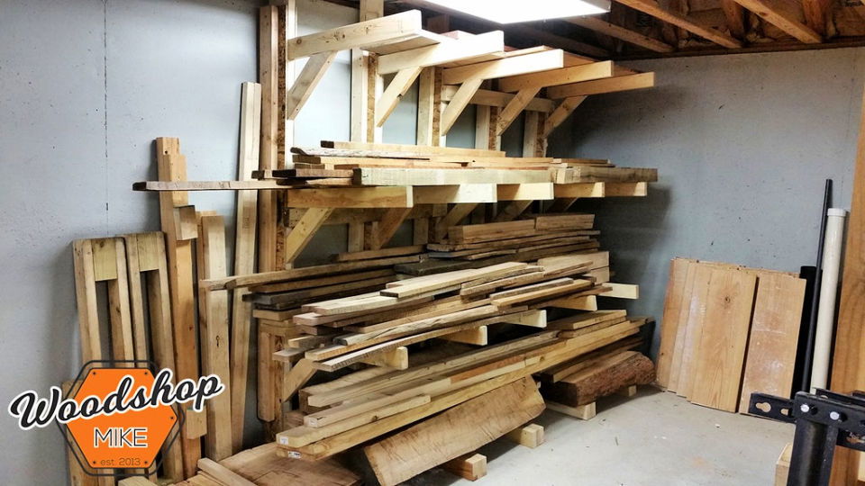 Building a Free Standing Lumber Rack