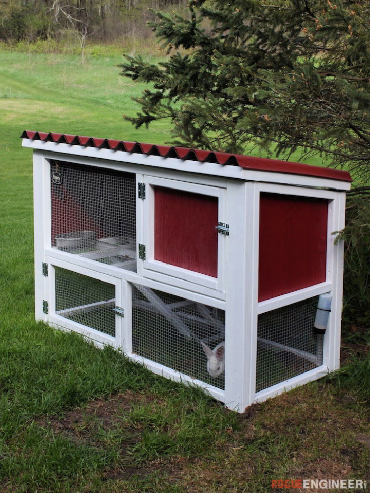 Building a Wooden Rabbit Hutch