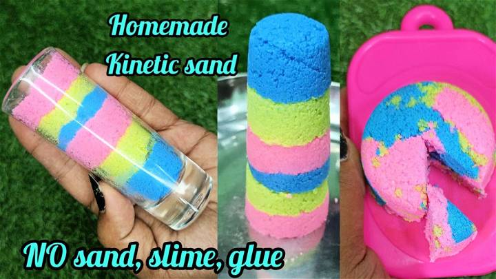 Cheap DIY Kinetic Sand Without Sand