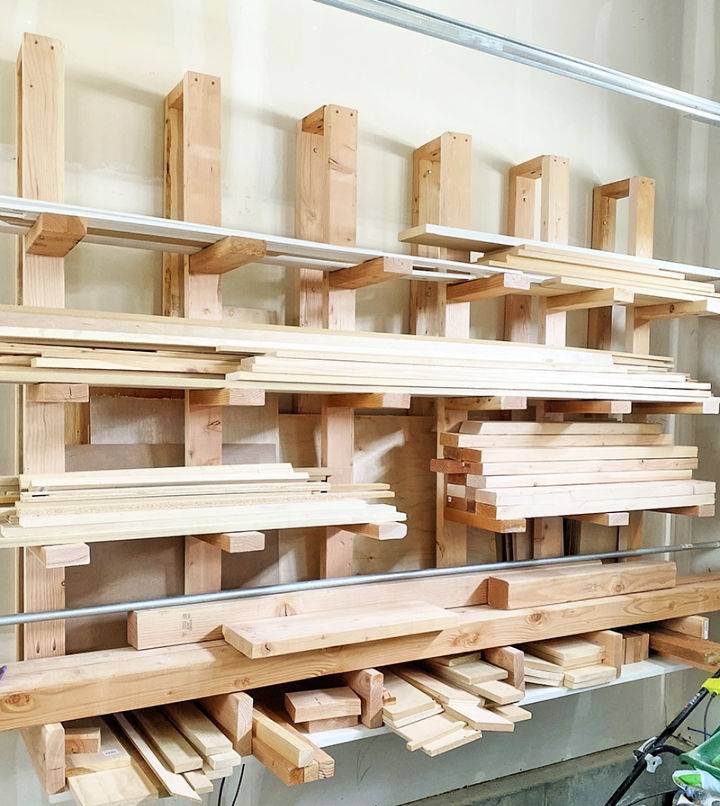 Cheap DIY Wooden Lumber Racks