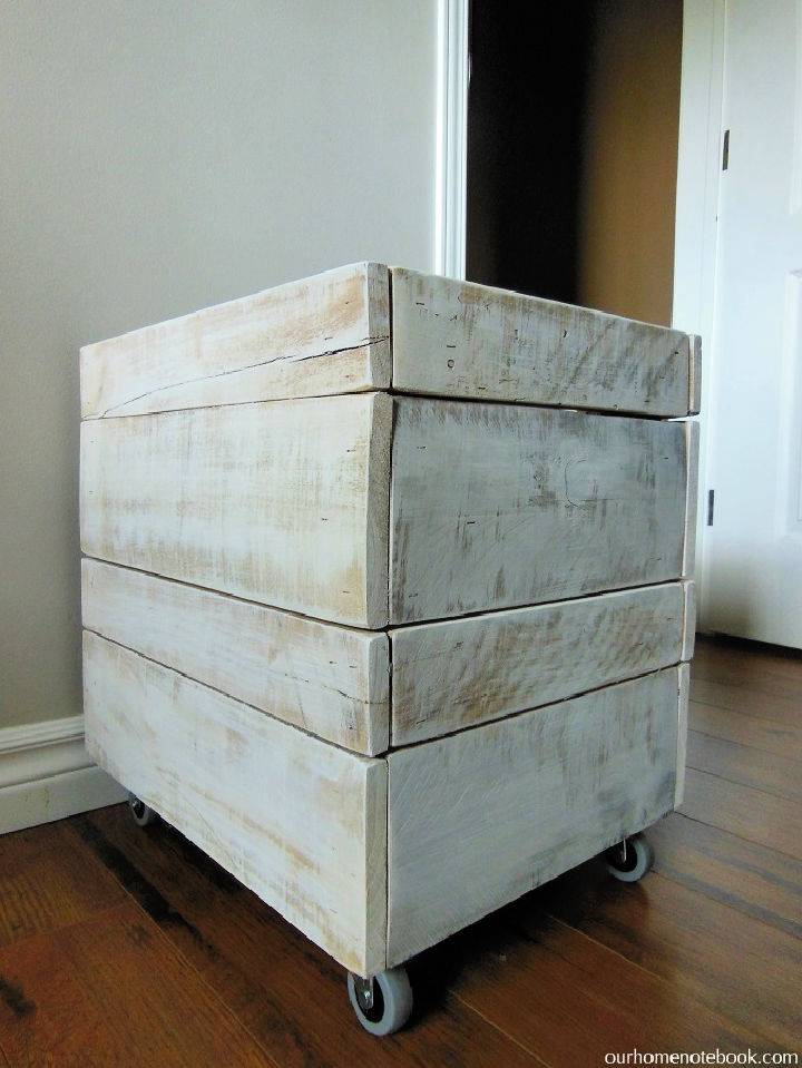 Cheap DIY Wooden Toy Storage Crate
