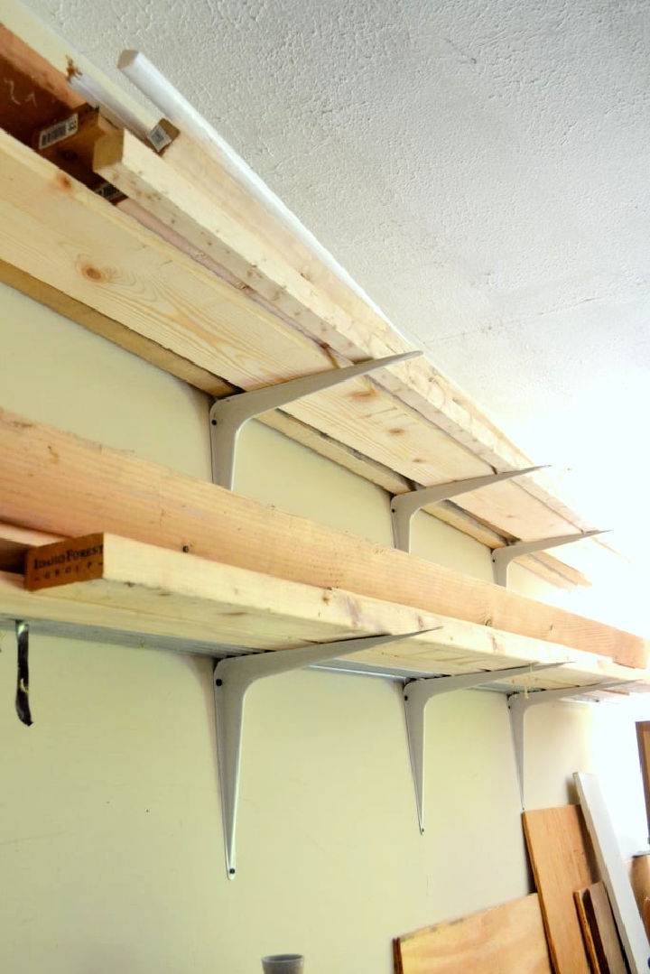Cheap and Easy DIY Lumber Rack for Storage