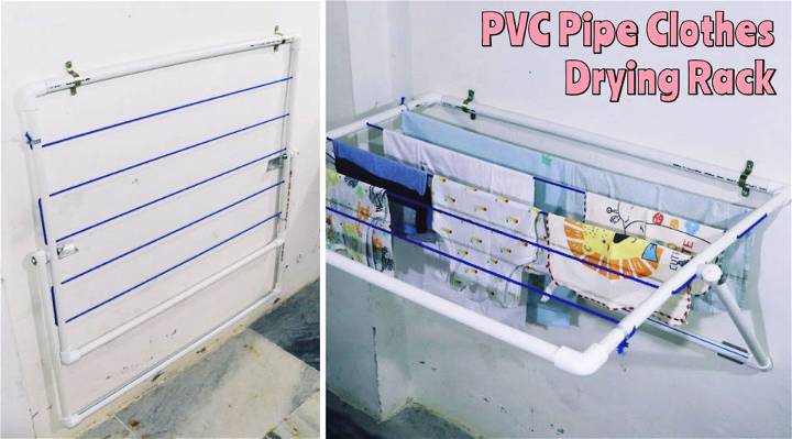 Clothes Drying Rack Using PVC Pipe