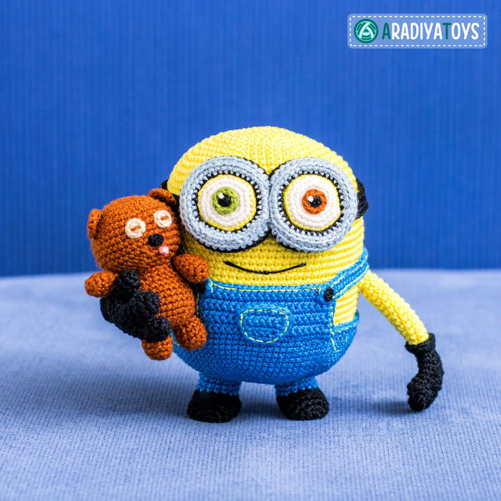 Cool Crochet Minion Bob and Bear Tim Pattern