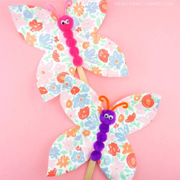 Cool DIY Paper Plate Butterfly