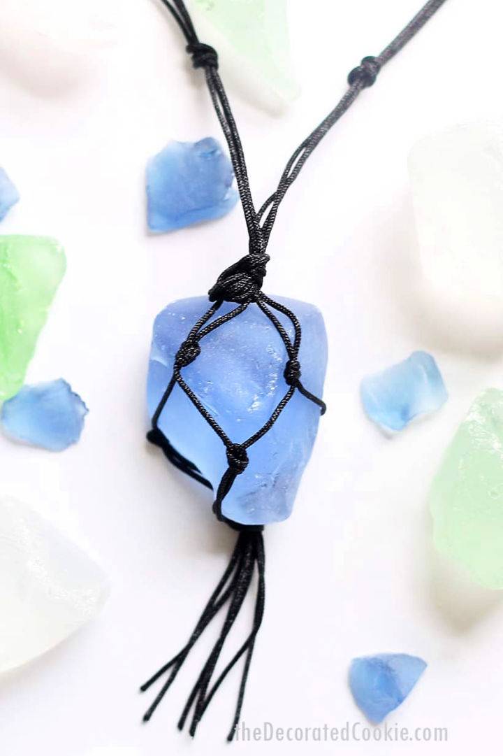 Craft Your Own Macrame Sea Glass Necklace