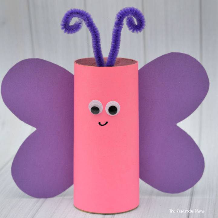 Create a Toilet Paper Roll Butterfly