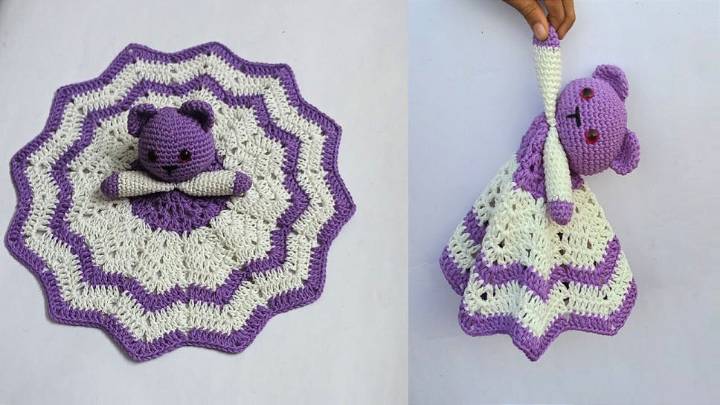 Crochet Bear Lovey
