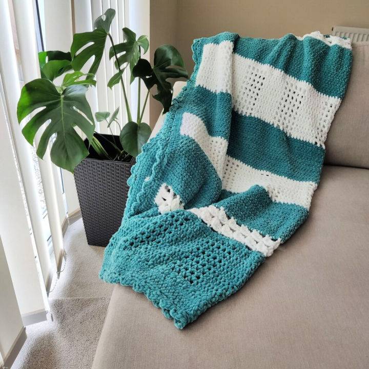 Crochet King Size Blanket Pattern for Beginners