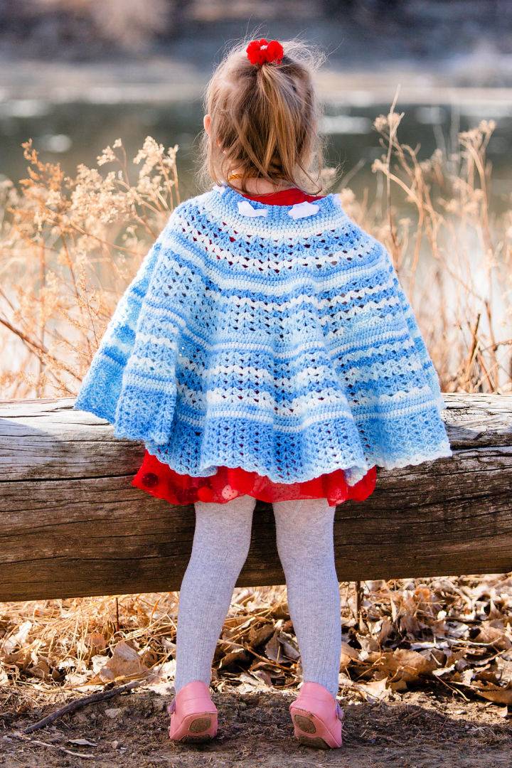 Crochet Toddler Sized Poncho Pattern