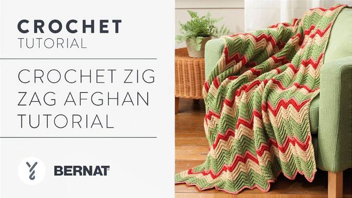 Crochet Zig Zag Afghan Tutorial