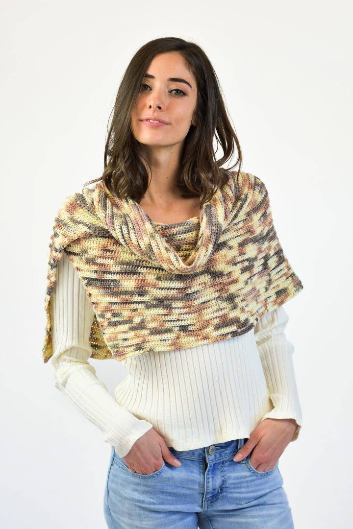 Crocheted Dust Storm Poncho Pattern