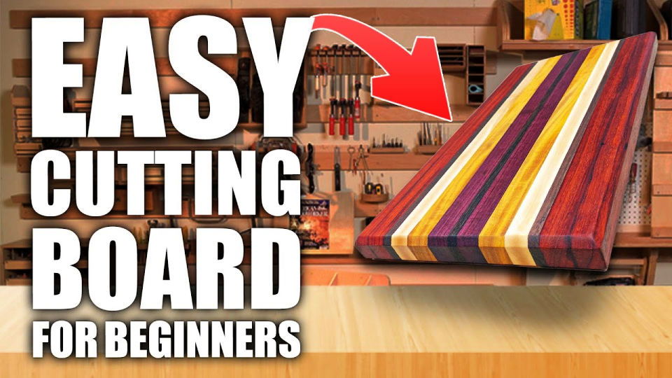 Cutting Board Beginners Woodworking Project