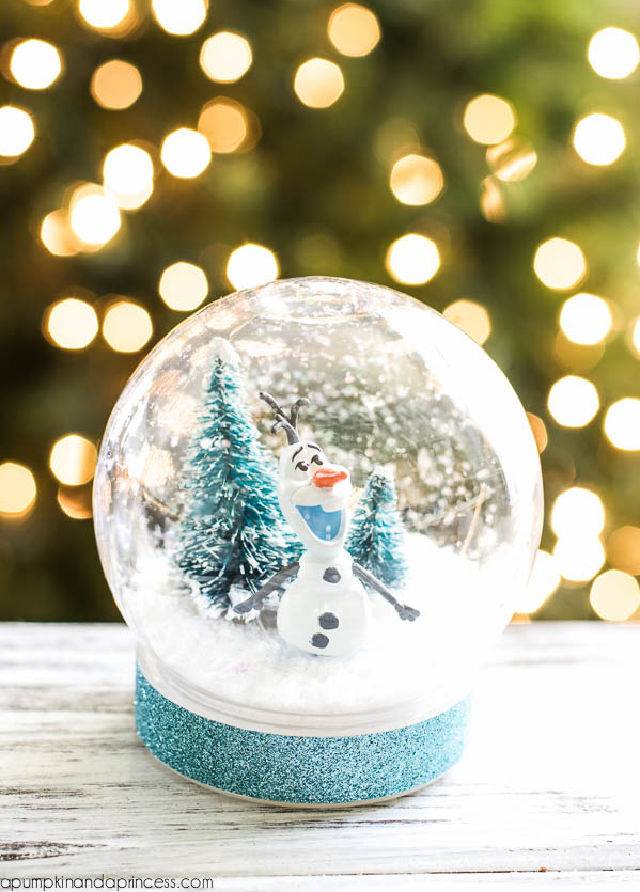DIY Disney Frozen Olaf Snow Globe