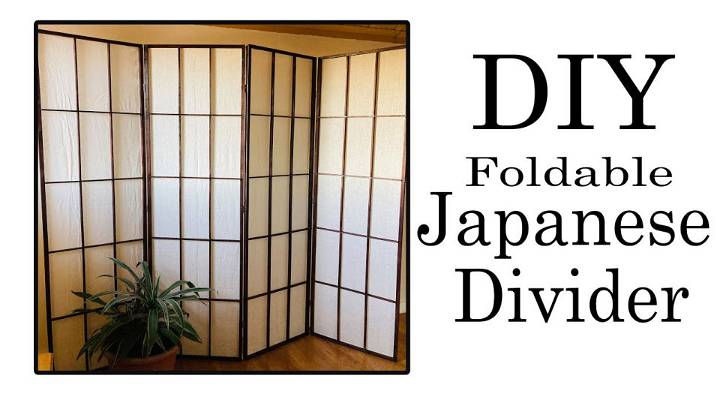 DIY Foldable Japanese Divider