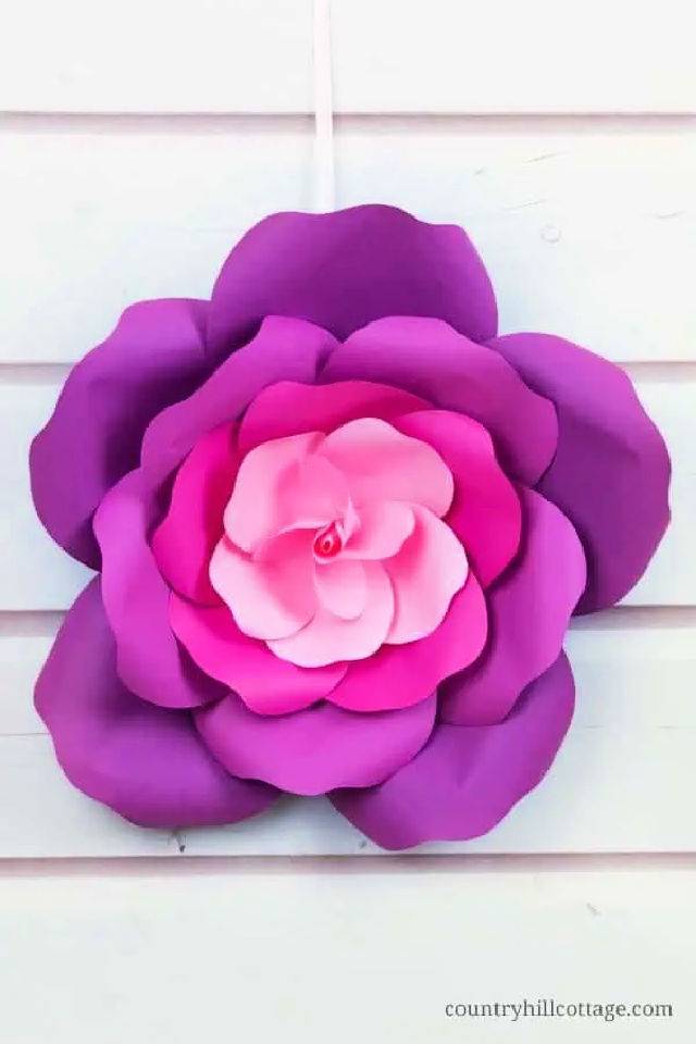 Handmade Giant Paper Rose Flower