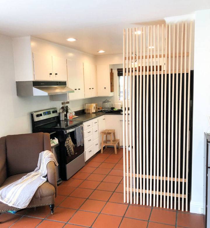 DIY Kitchen Wall Divider