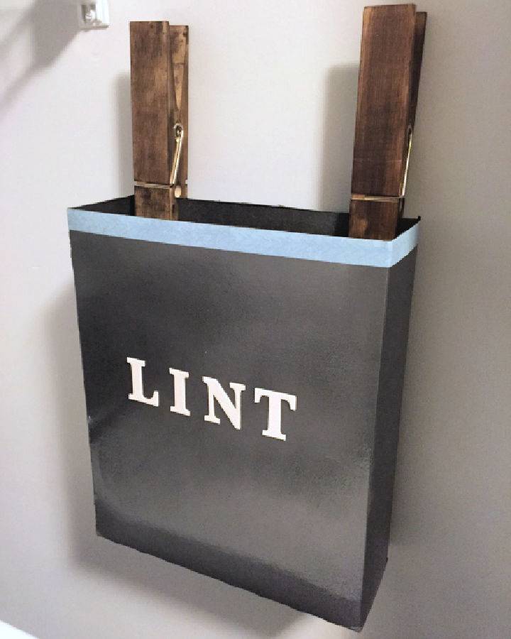 DIY Lint Box From a Cereal Box