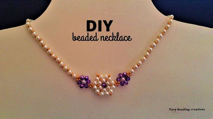 Quick and Easy Beaded Necklace Tutorial