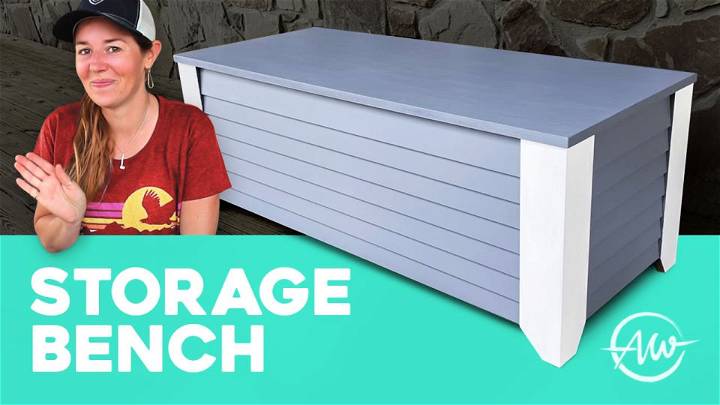 DIY Outdoor Storage Bench Tutorial