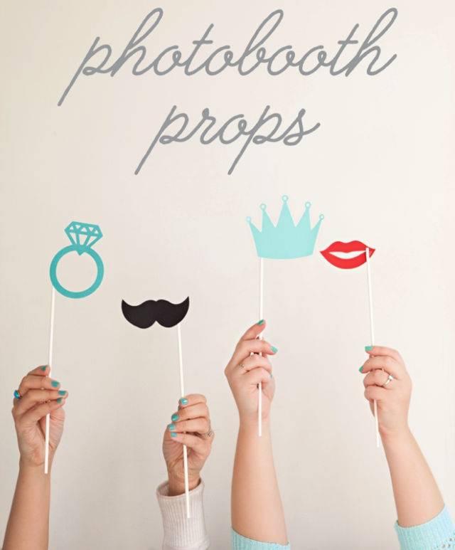 DIY Photo Booth Stick Props