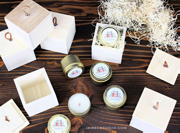 DIY Small Wooden Gift Boxes With Lid