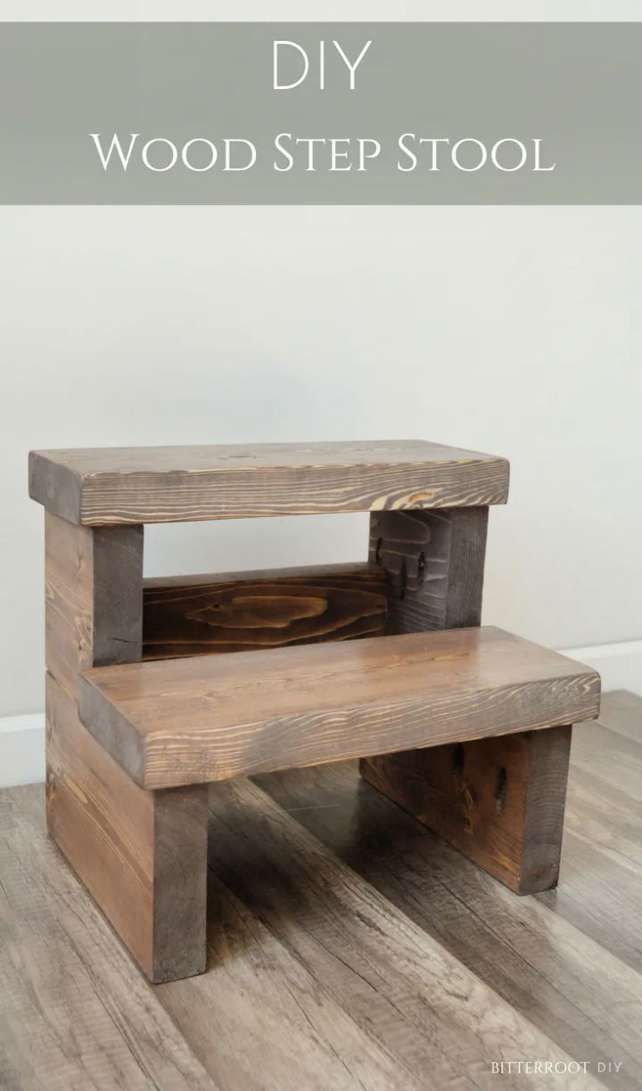 DIY Step Stool from Scrap Wood