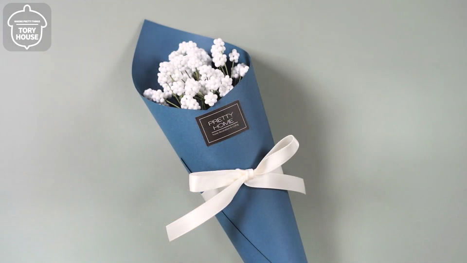 DIY Styrofoam Ball Baby Breath Flowers