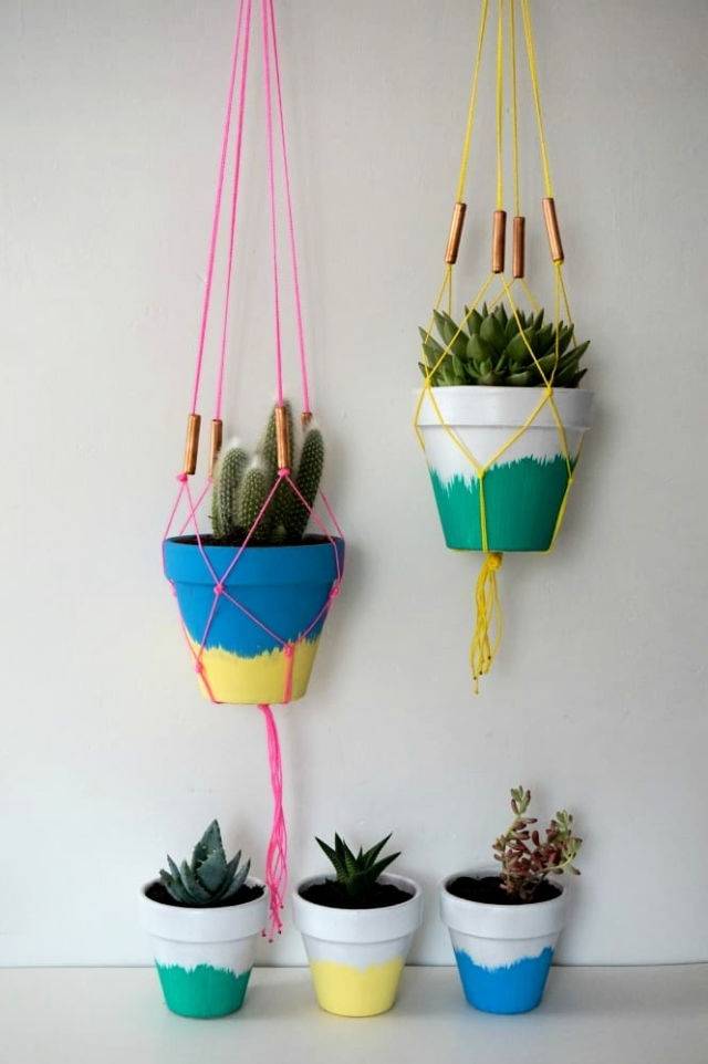 DIY Succulent Planters Hangers