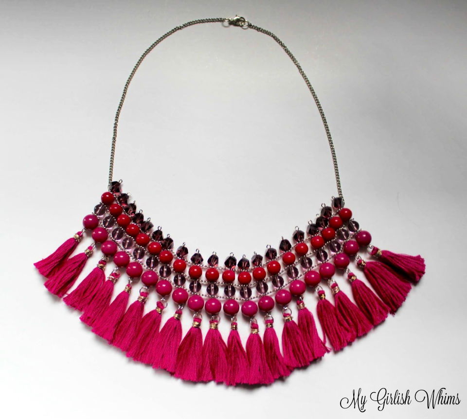 DIY Tassel Statement Necklace