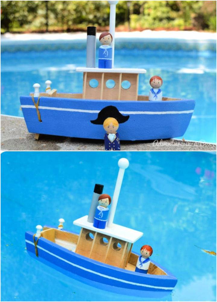 DIY Toy Paddle Boat